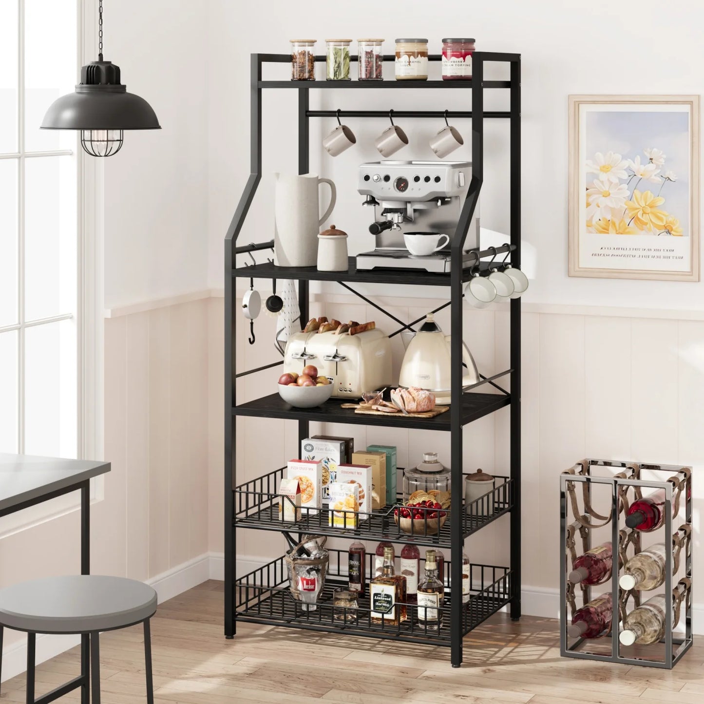 Kitchen Bakers Rack Microwave Oven Stand