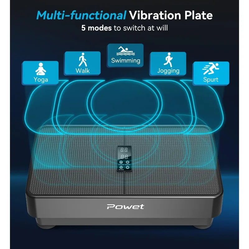 POWET Vibration Plate Exercise Machine For Weight Loss