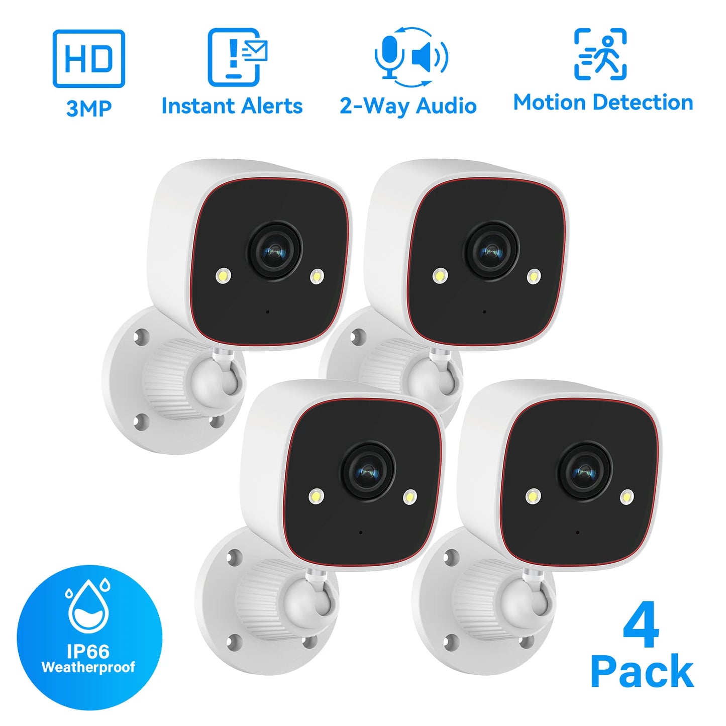 3MP Wireless Outdoor/Indoor Security Camera