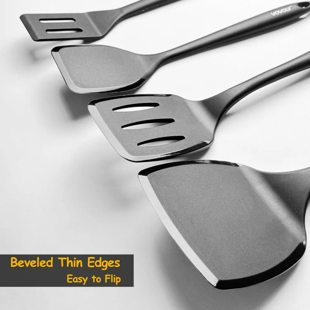 Heat-Resistant Silicone Spatula For Cooking, Non-Stick