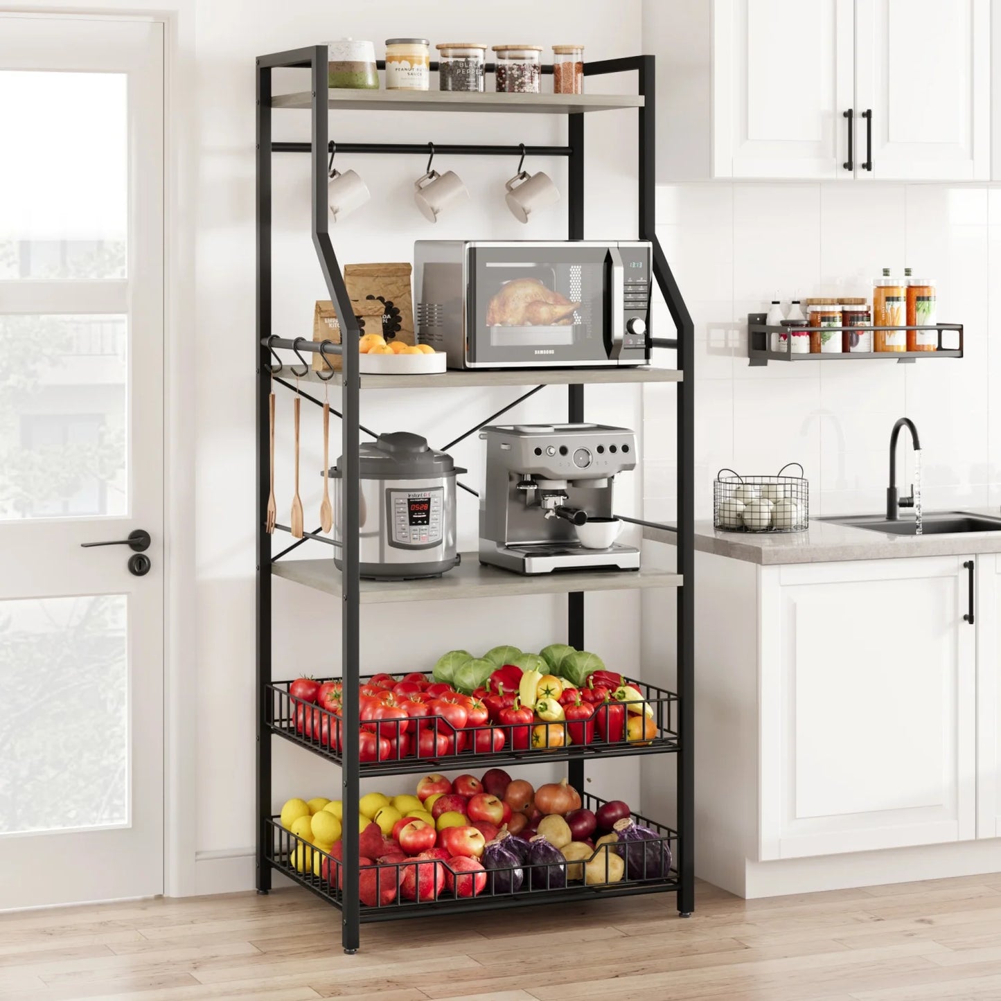 Kitchen Bakers Rack/ Microwave Oven Stand