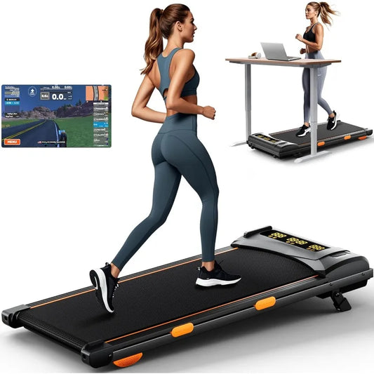 Walking Pad Treadmill With Folding Slope