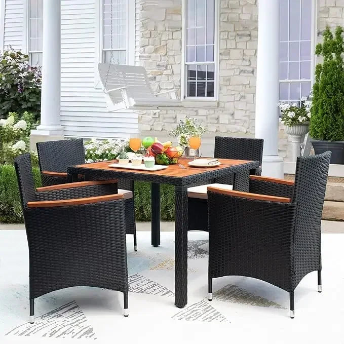 Patio Dining Table And Chairs For Backyard