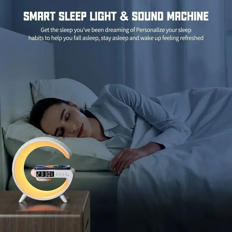 Light Lamp Stand With Bluetooth Speaker