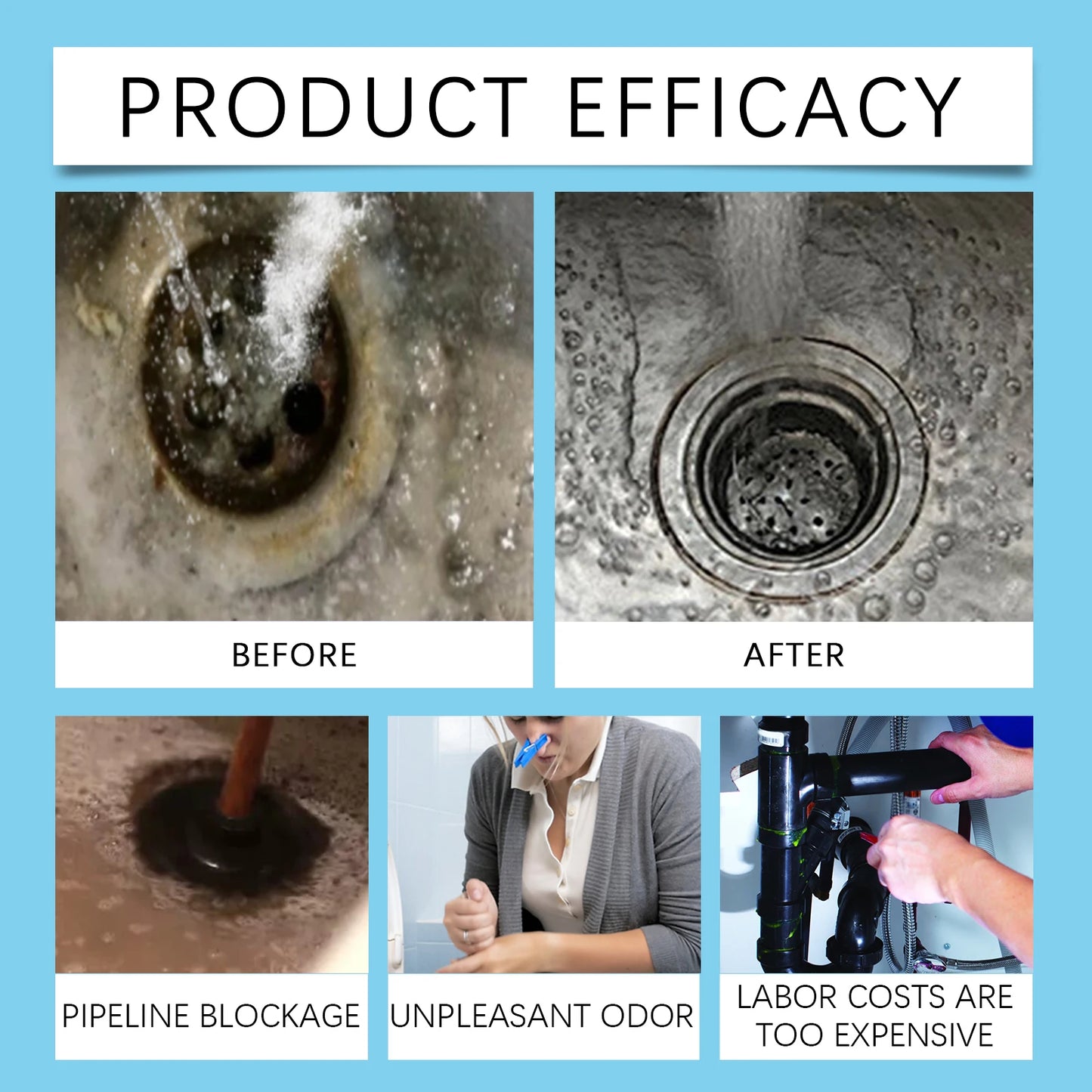 Bathroom Toilet Cleaner Drainer