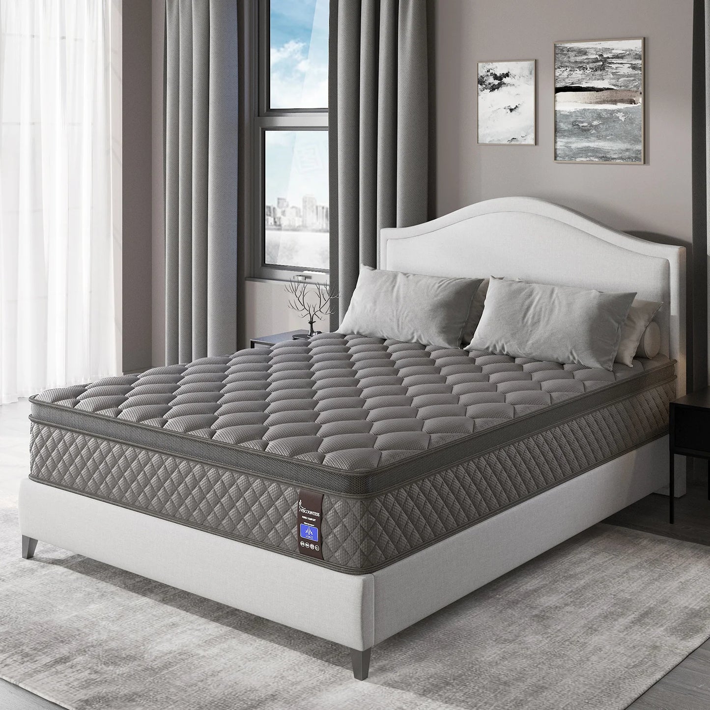 Gel-Infused Memory Foam Hybrid Mattress