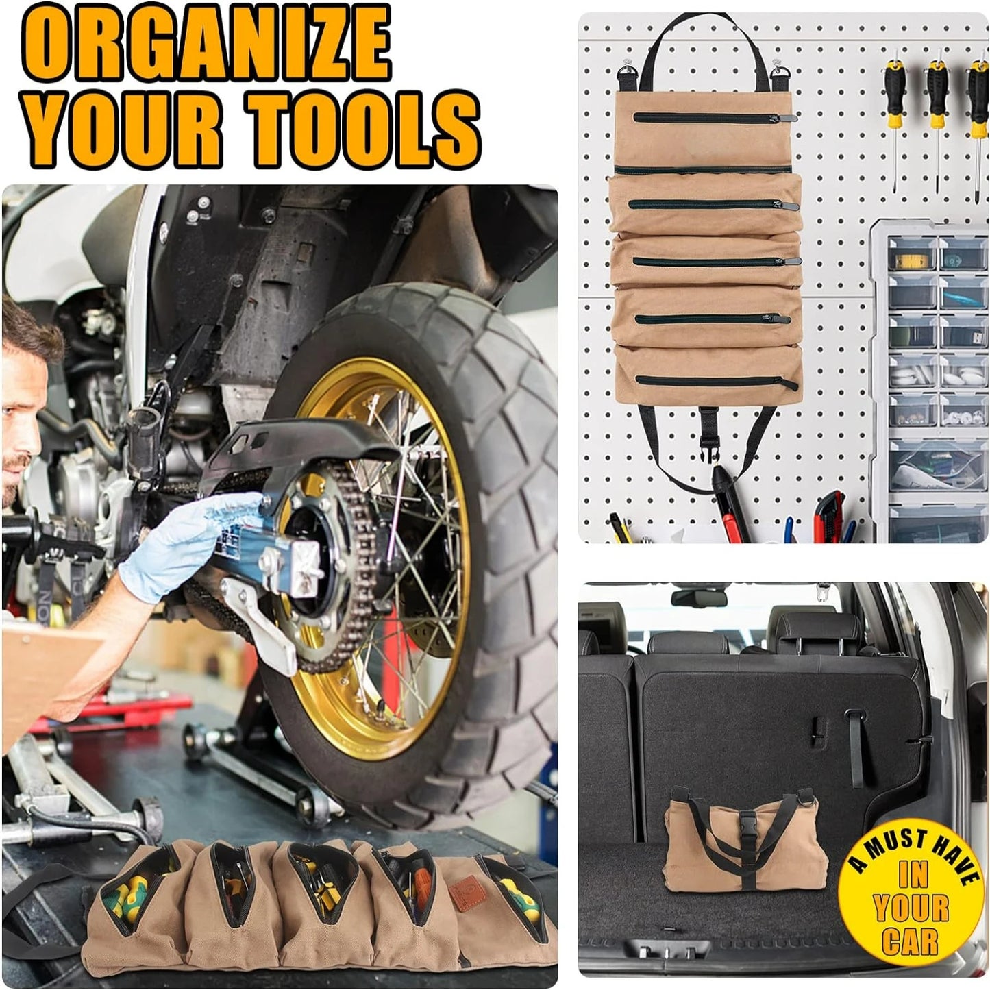 Rolling Wrench Organizer For Electric
