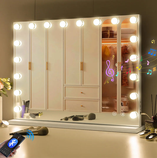 Large Vanity Mirror With Lights
