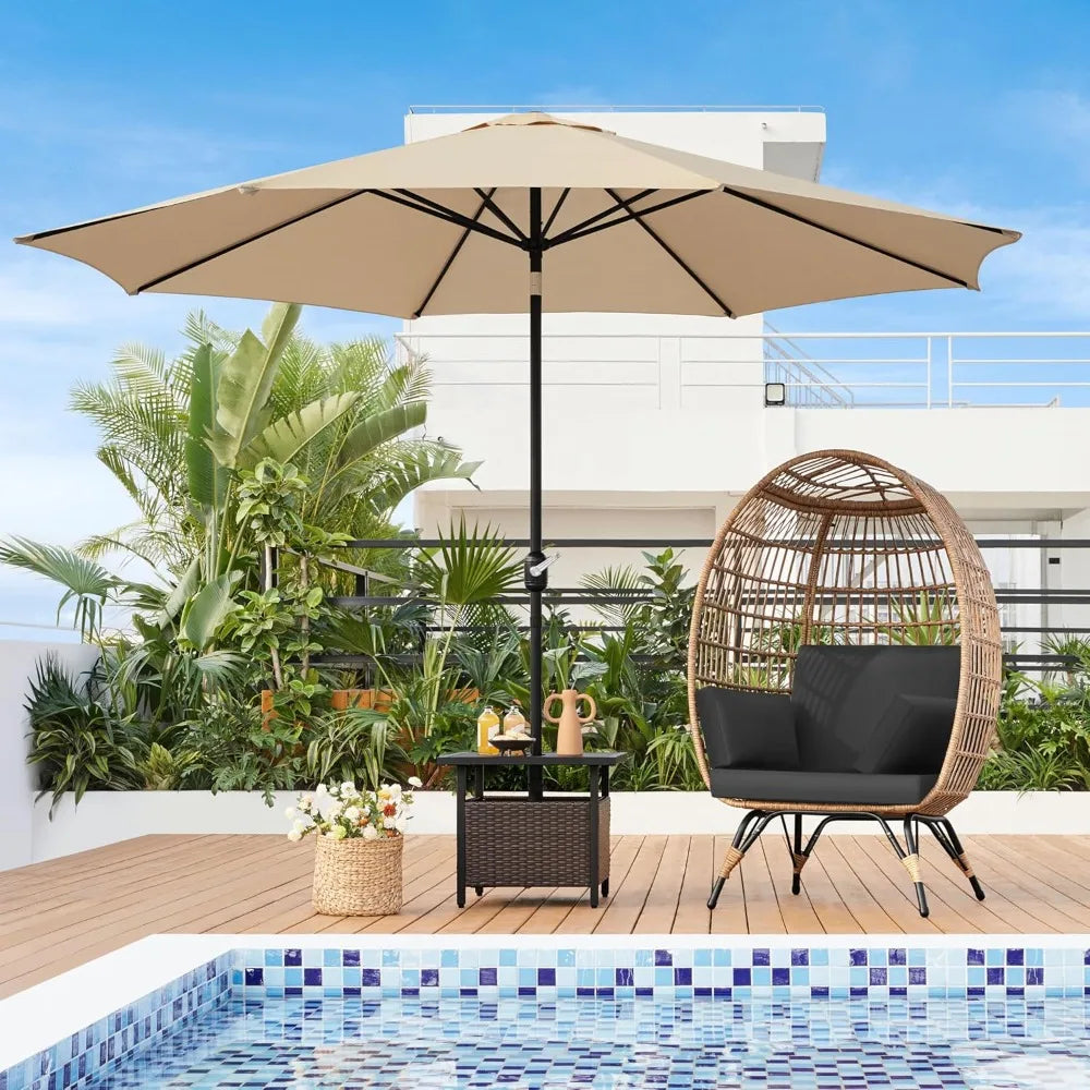 Egg Rattan Indoor/Outdoor Chair