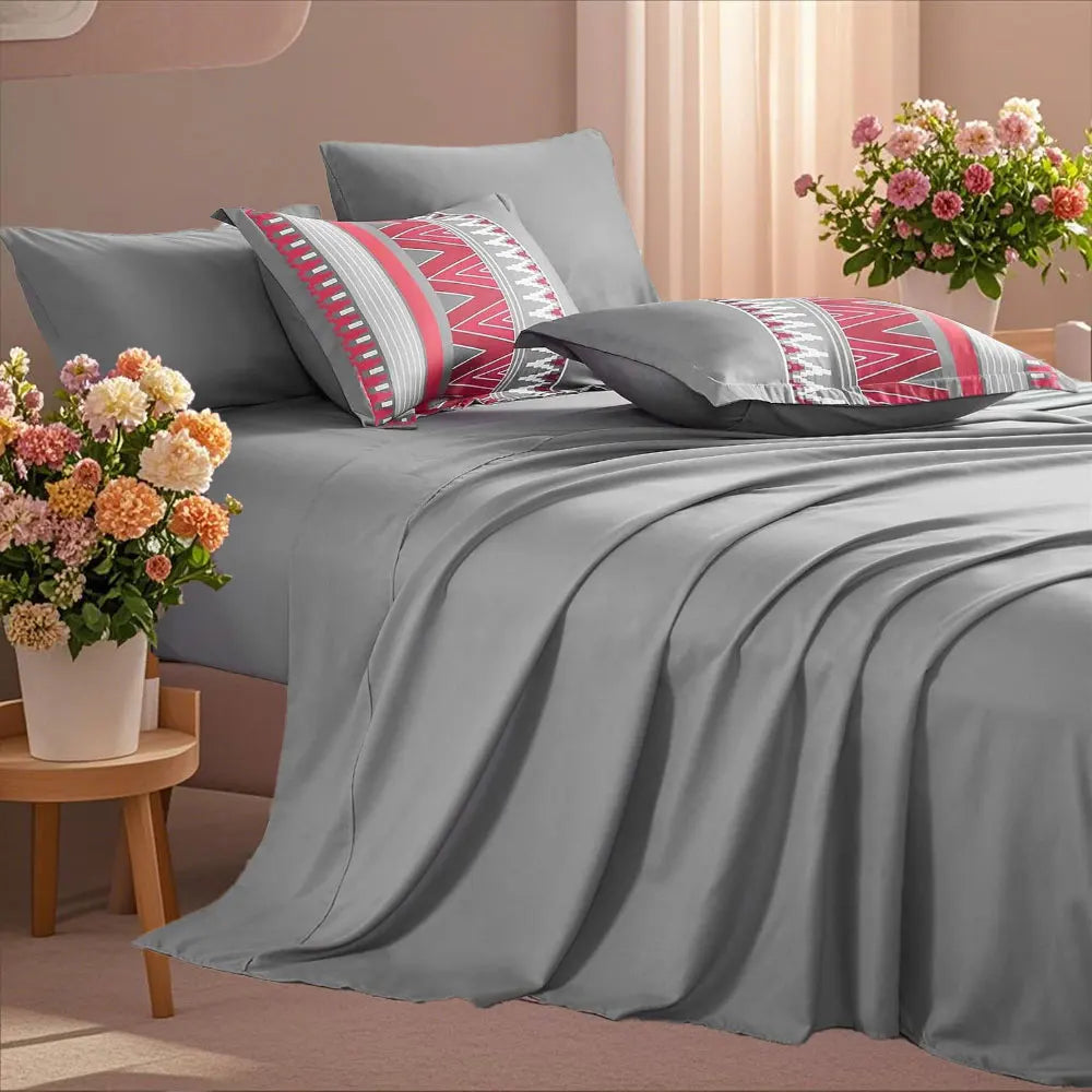 7-piece printed comforter set, soft and comfortable