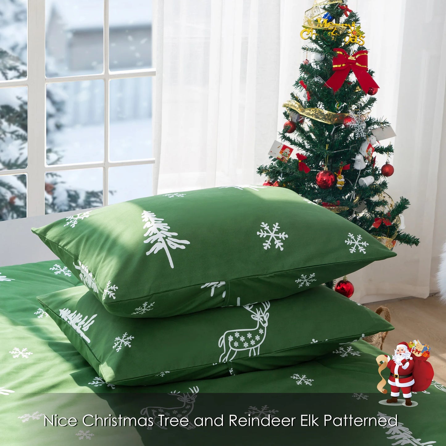 Soft PolyCotton Comforter, Christmas Theme