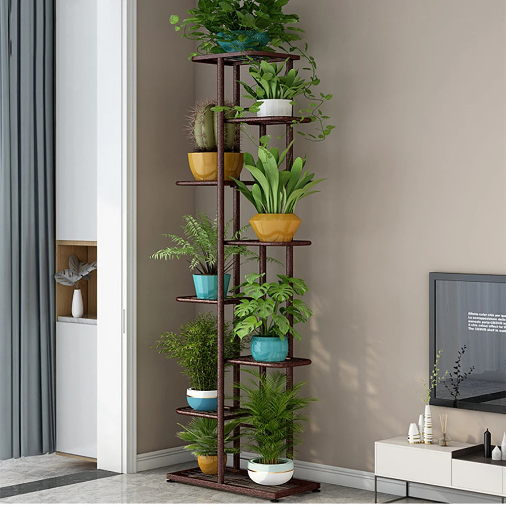 8-Tier Metal Plant Stand Indoor