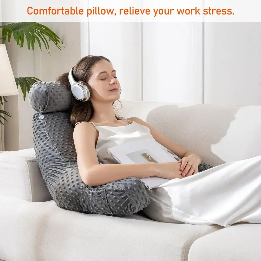 Extra-Large Backrest Support Pillow with Arms