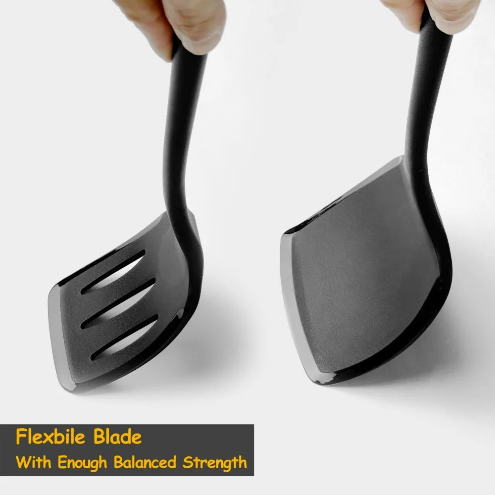 Heat-Resistant Silicone Spatula For Cooking, Non-Stick