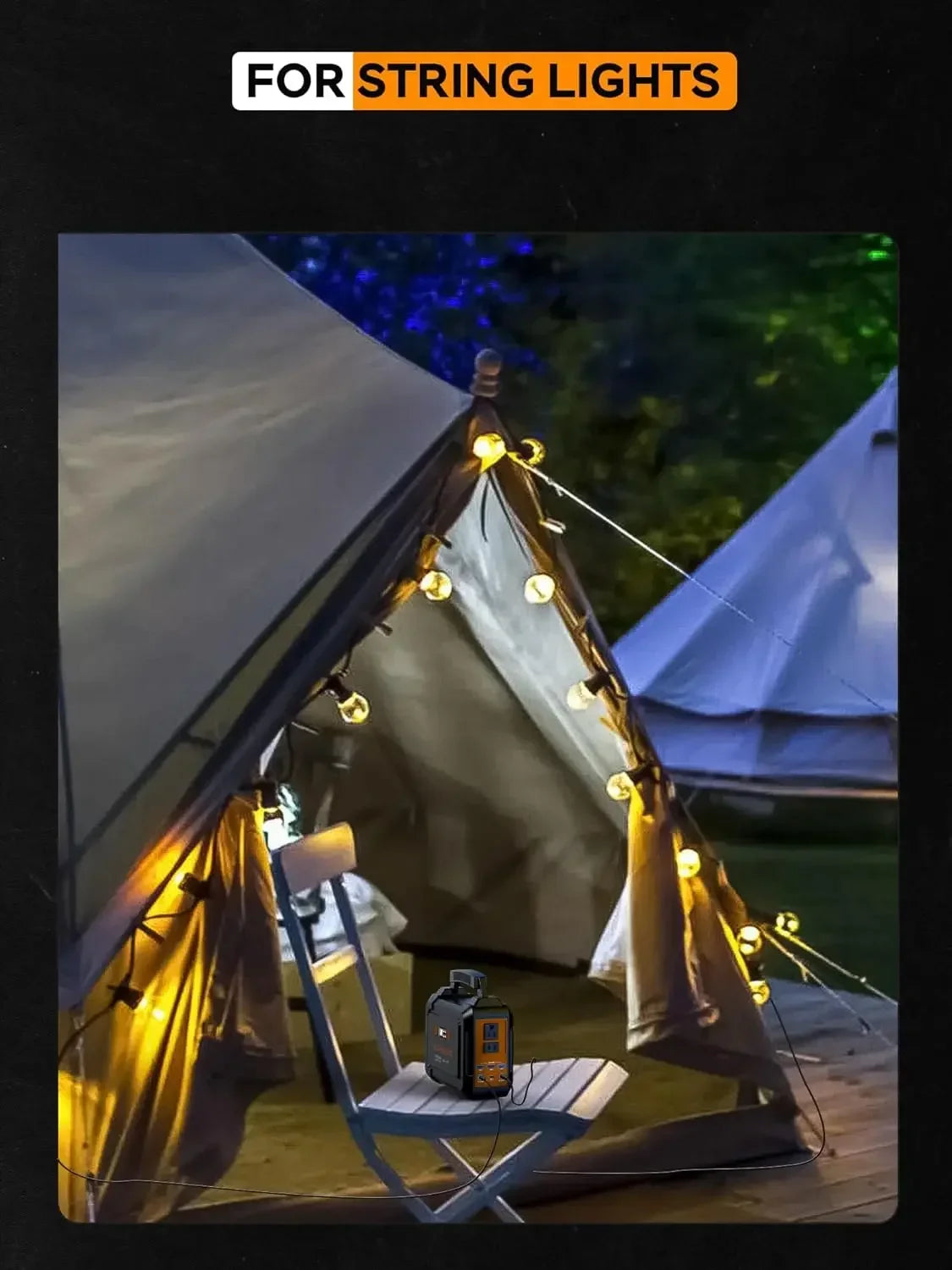 Portable Power Station 200W Peak Solar Generator