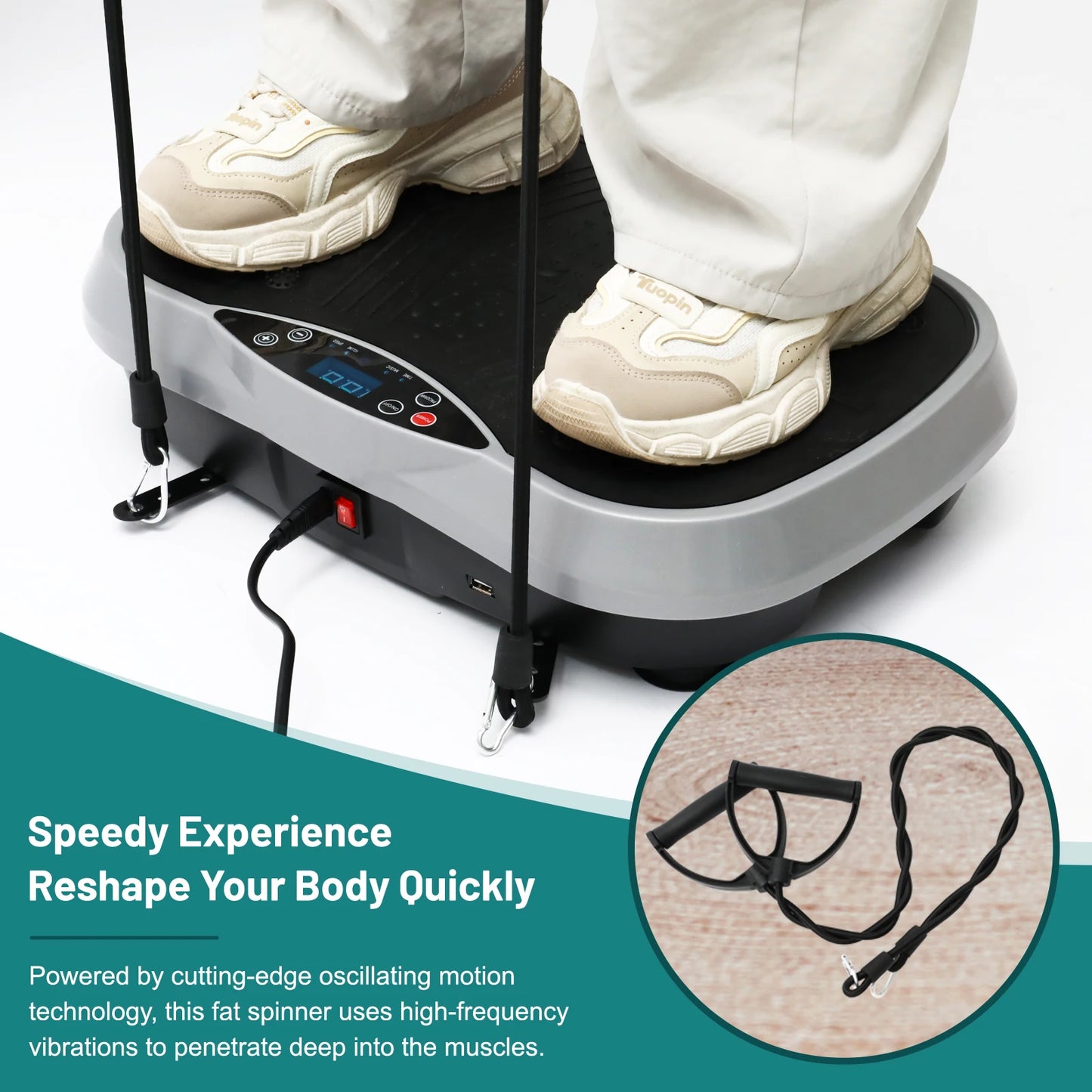 Vibration Plate Exercise Machine For Fat-Burning