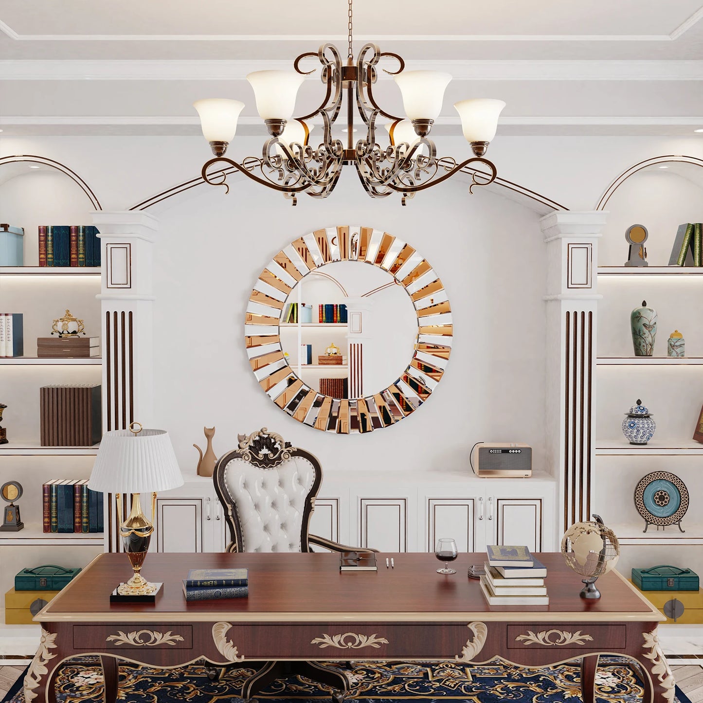 Hanging Accent Mirrors For Living Room