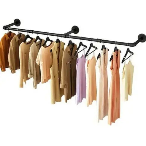 Wall Mounted Garment Hanging Rod