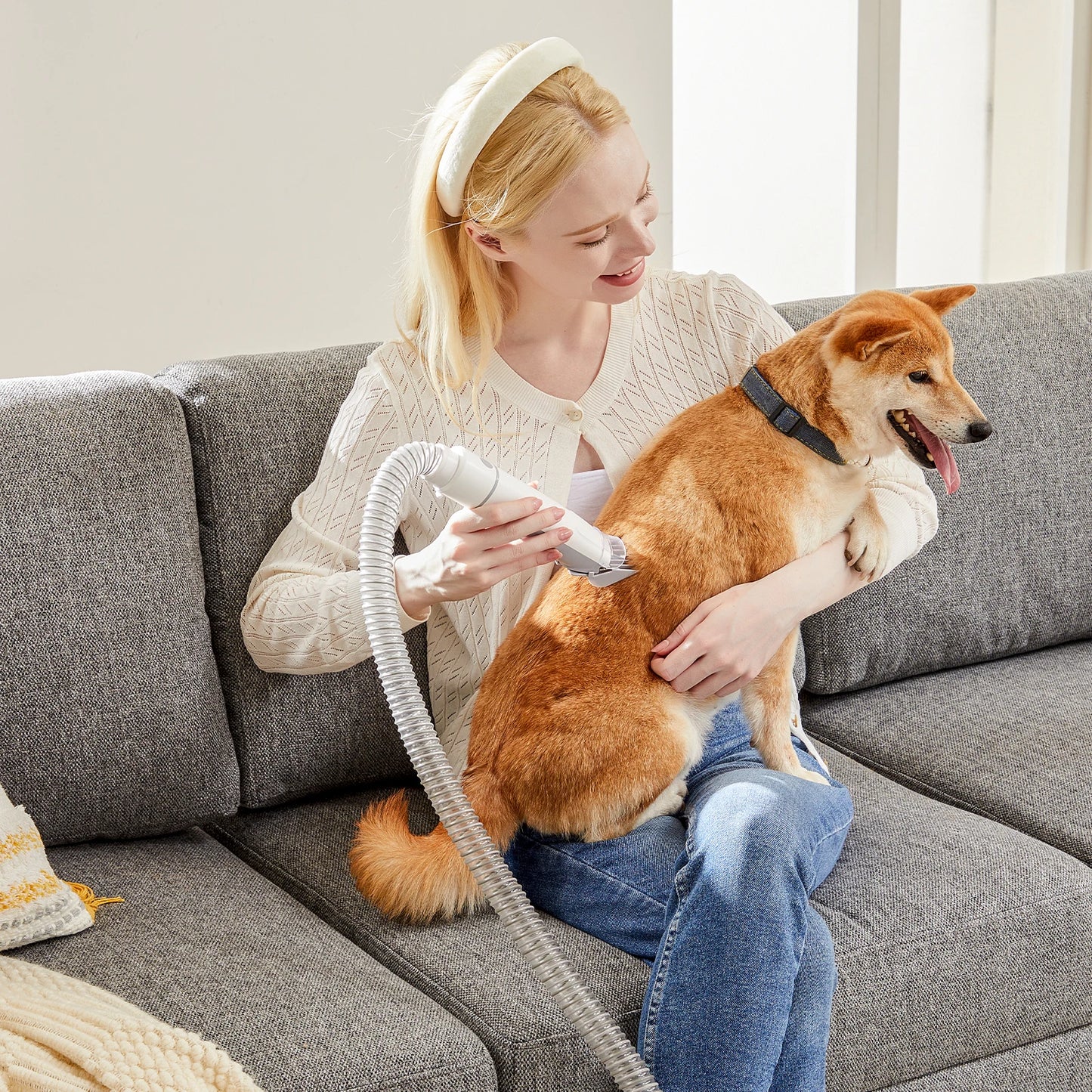Pet Grooming Vacuum Kit With 3 Suction Modes