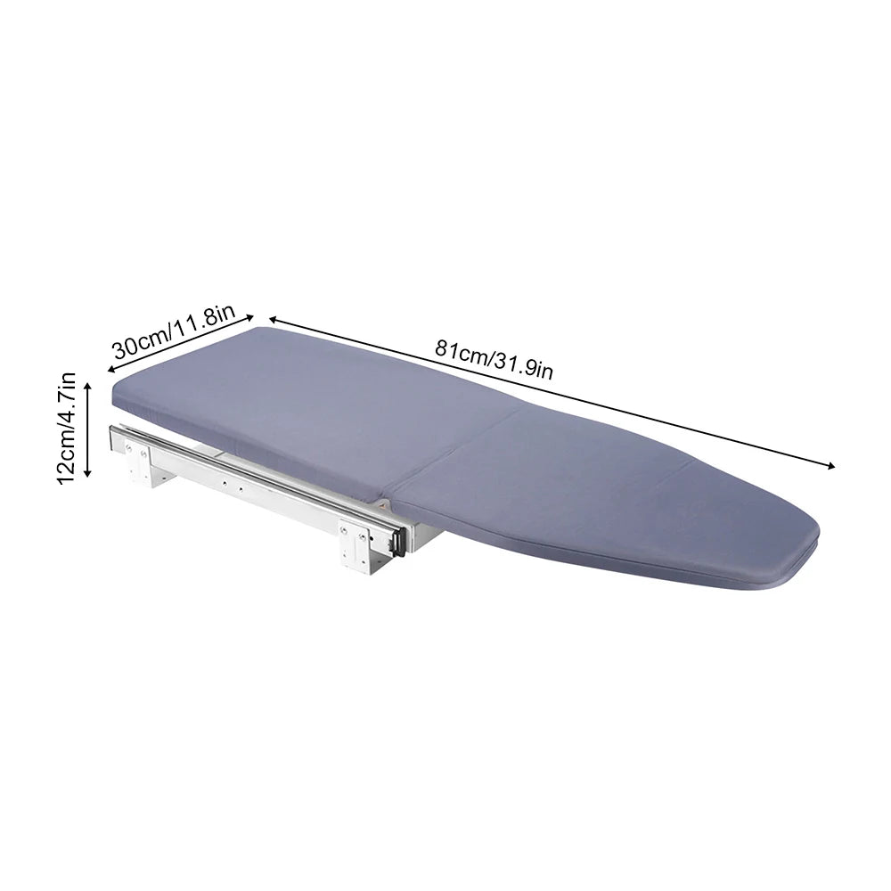 Foldable Ironing Board, Push-Pull Sturdy Metal Frame