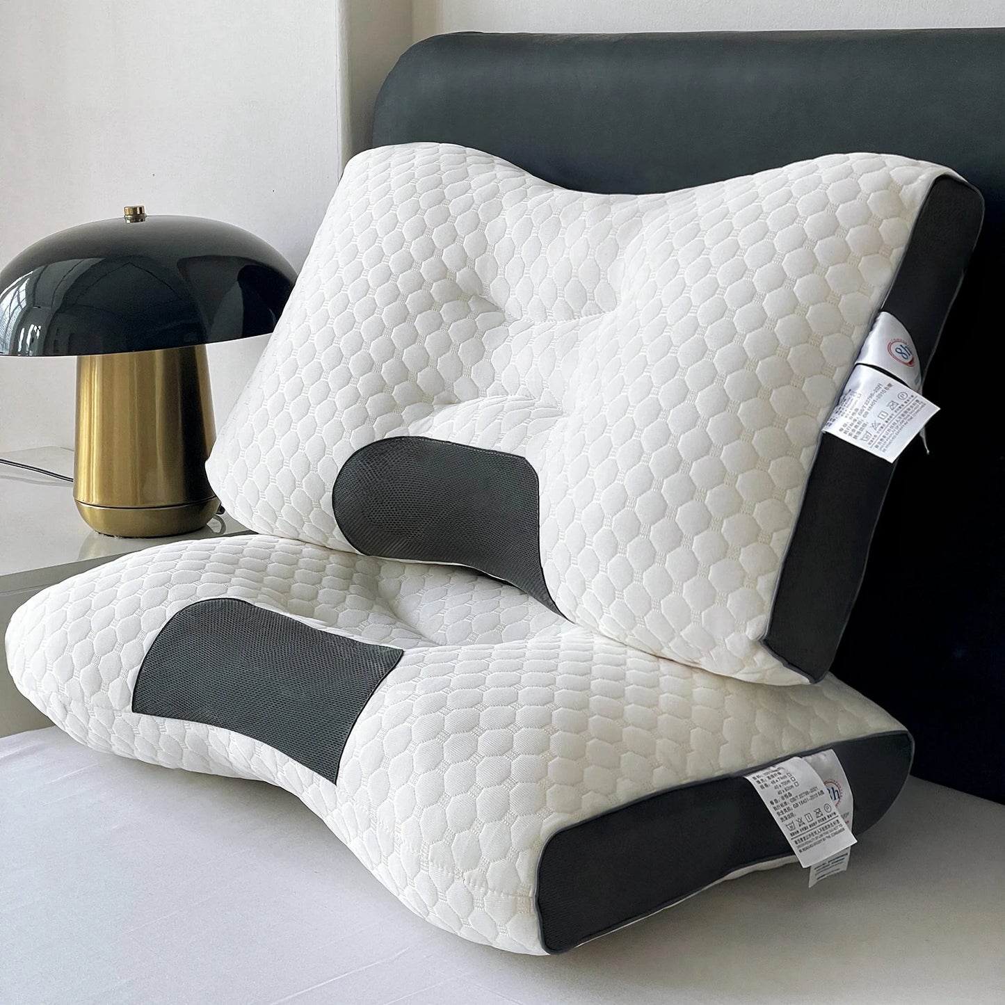 [Massage Neck Pillow] Soft Orthopedic Contour Support Pillow