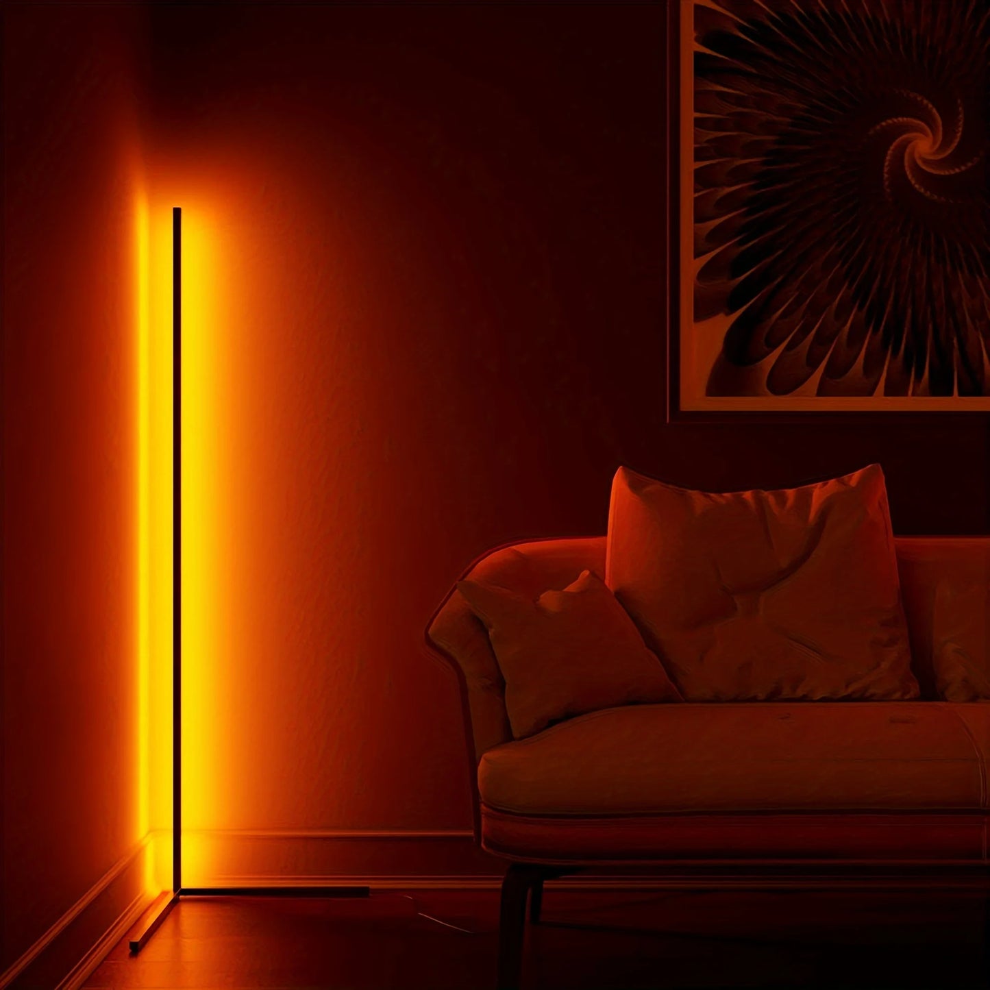 Corner Floor Lamp, Led Corner Lamp