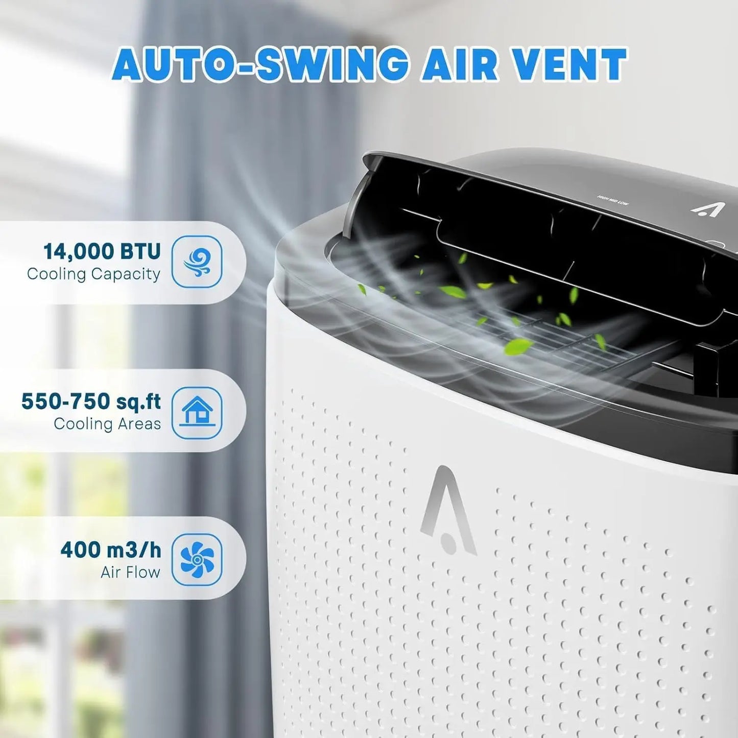 Portable AC Unit With Dehumidifier