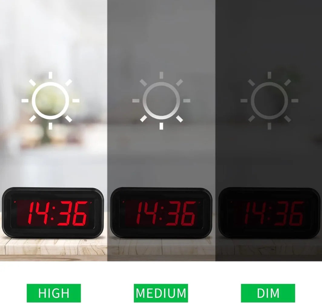 Battery Operated Small Wall LED Digital Clock
