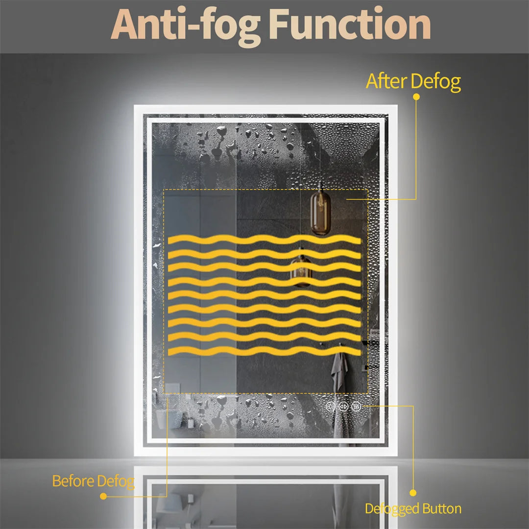 LED Backlight Bathroom Mirror Frameless