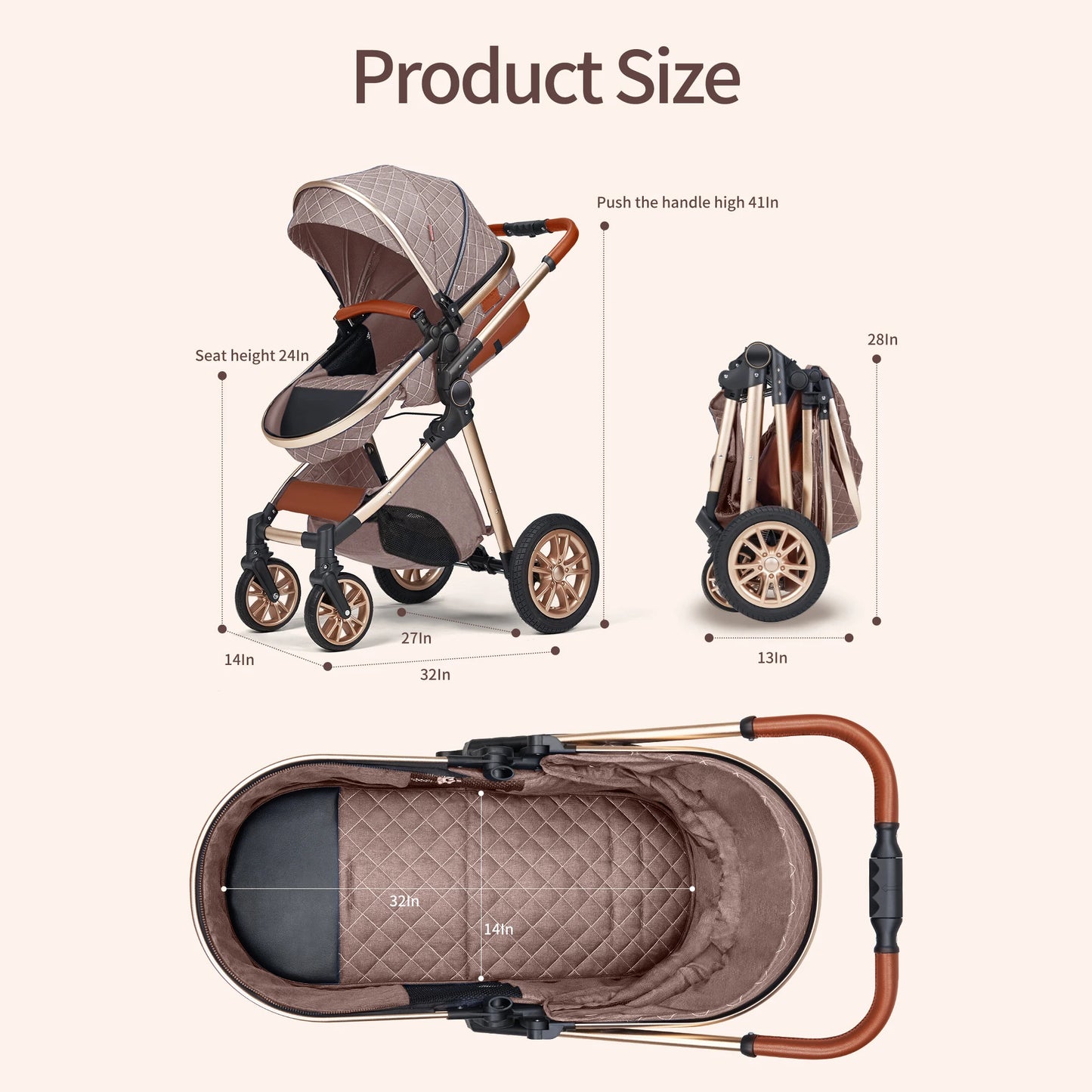 Premium 3-in-1 Baby Travel System