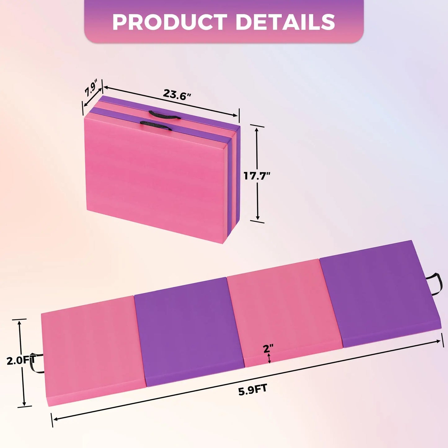 Portable Folding Floor Exercise Pad