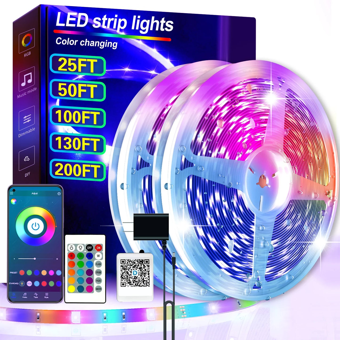 RGB LED Smart Light Strip