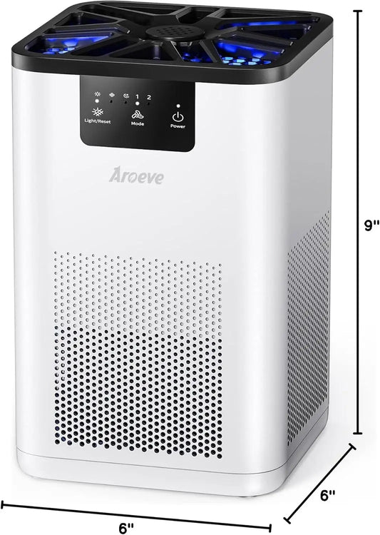 AROEVE Air Purifiers For Smoke/Pollen/Dander Hair