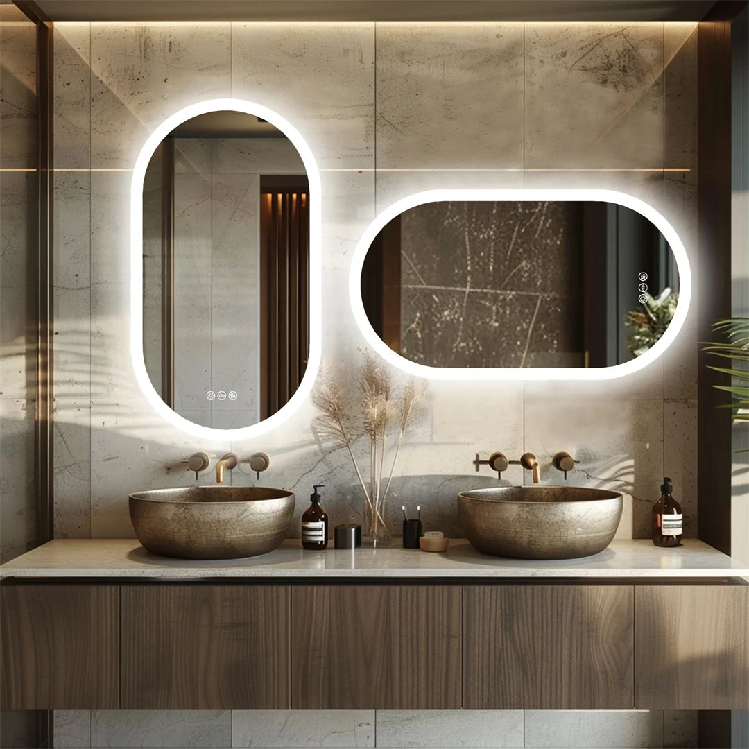 Bathroom Light Vanity Mirror Frameless