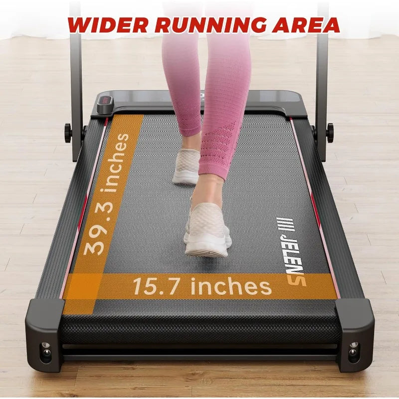 2-in-1 Treadmill, Walking Pad With Remote Control LED Display