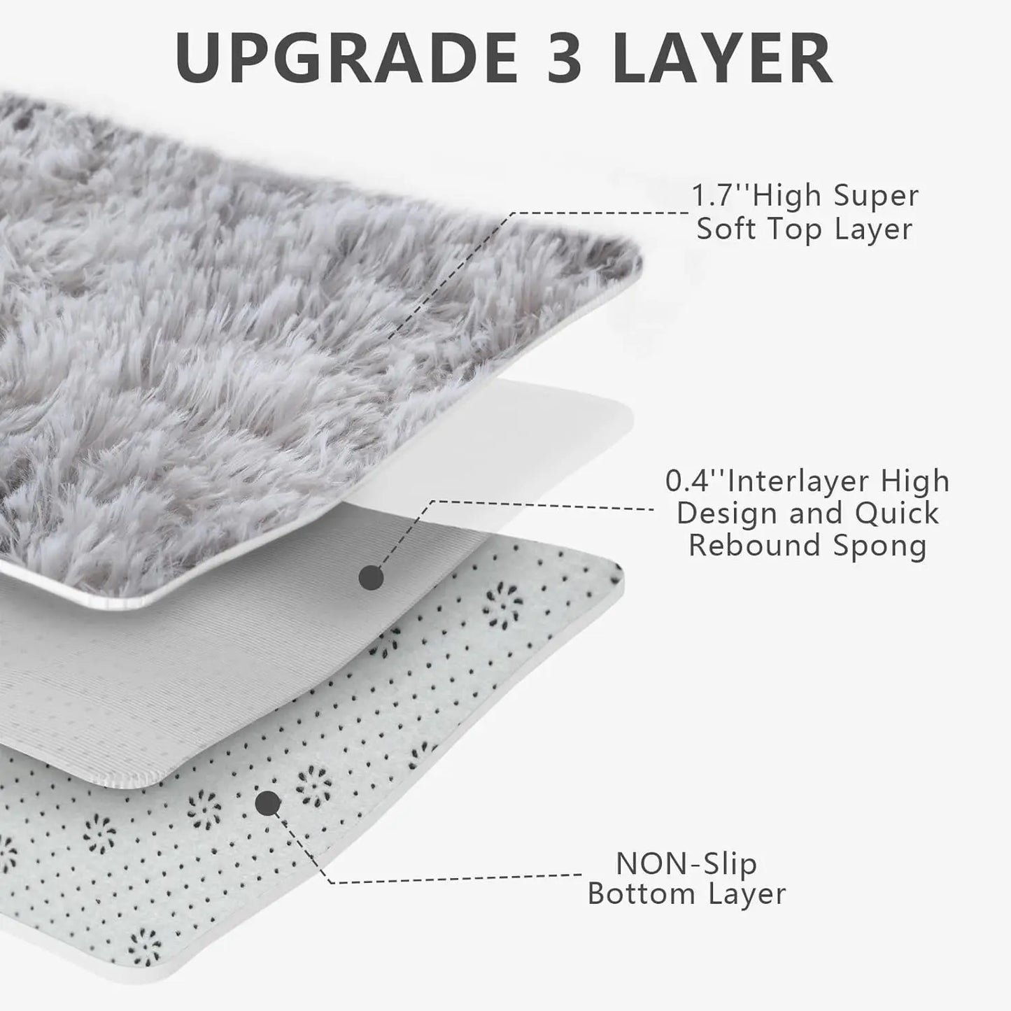 Fluffy Shag Area Rug – 8×10