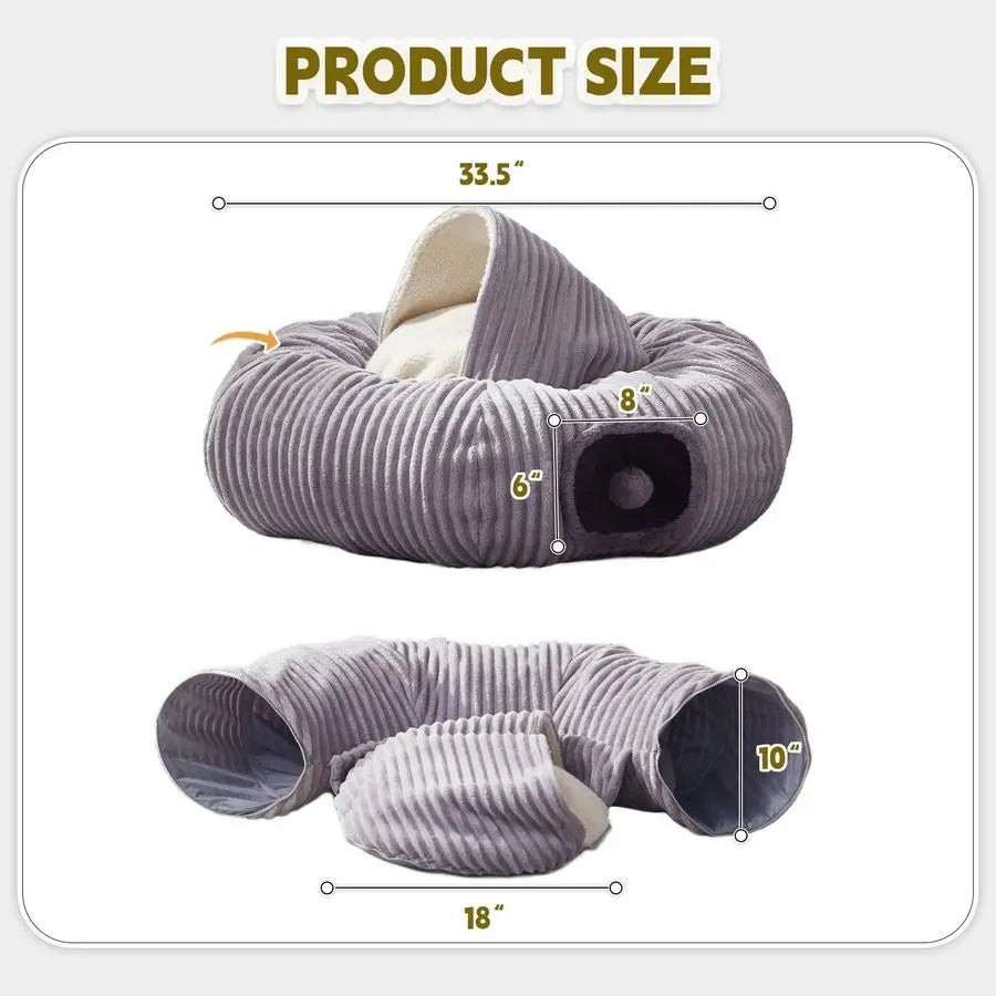 Tunnel Bed For Indoor Cats