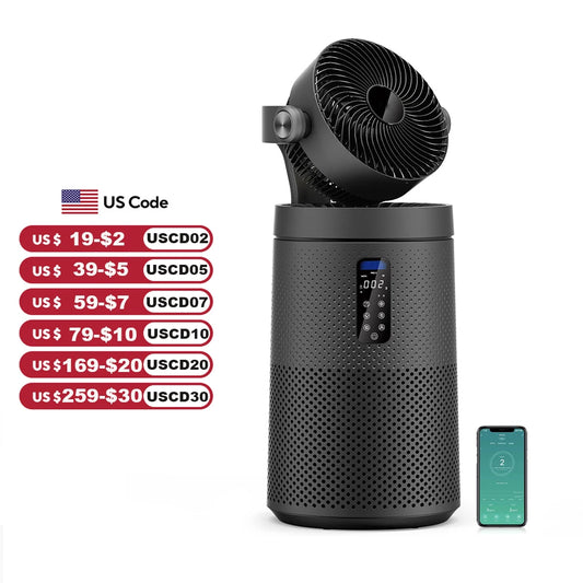 AROEVE Air Purifiers Fan For Home