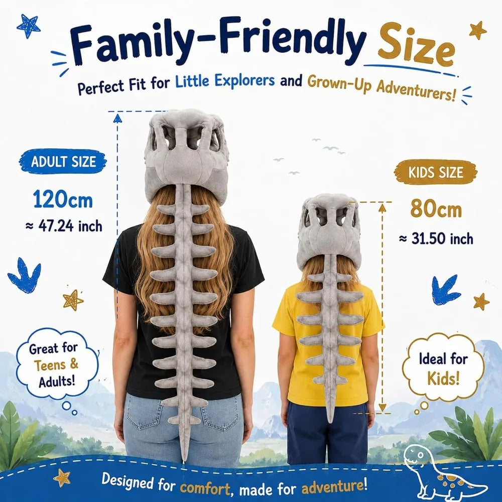 Kids Dinosaur Skeleton Costume (Age 5-7)