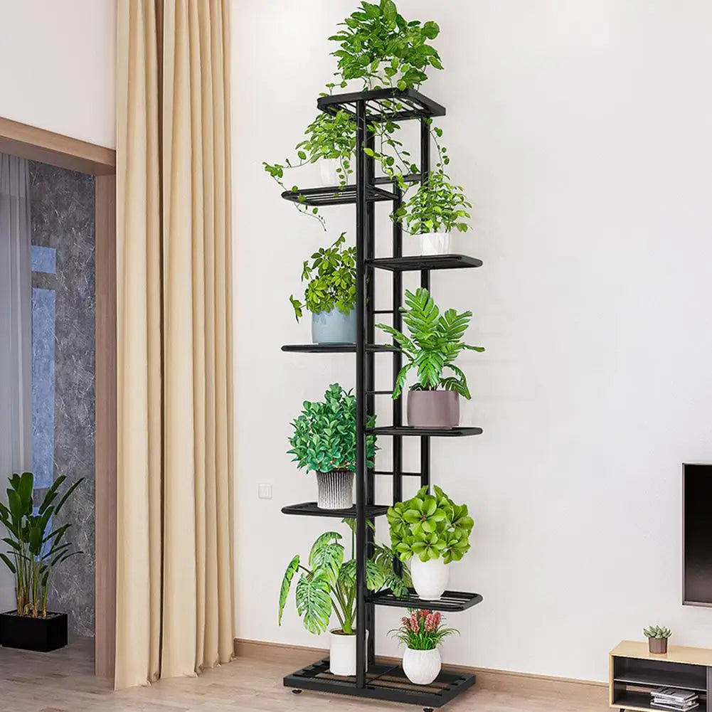 8-Tier Metal Plant Stand Indoor