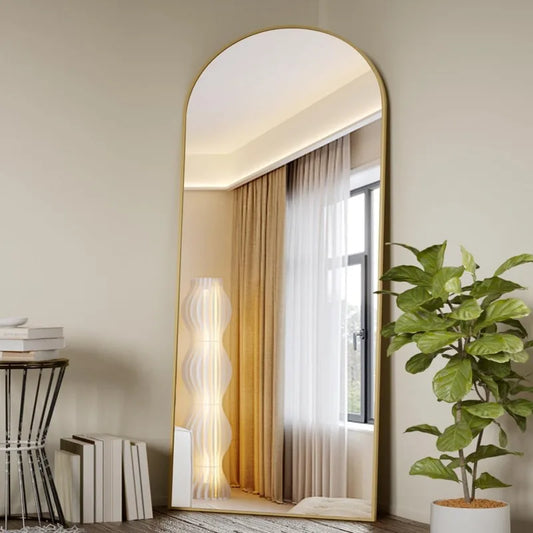 Arched Full Body Floor Standing Mirror
