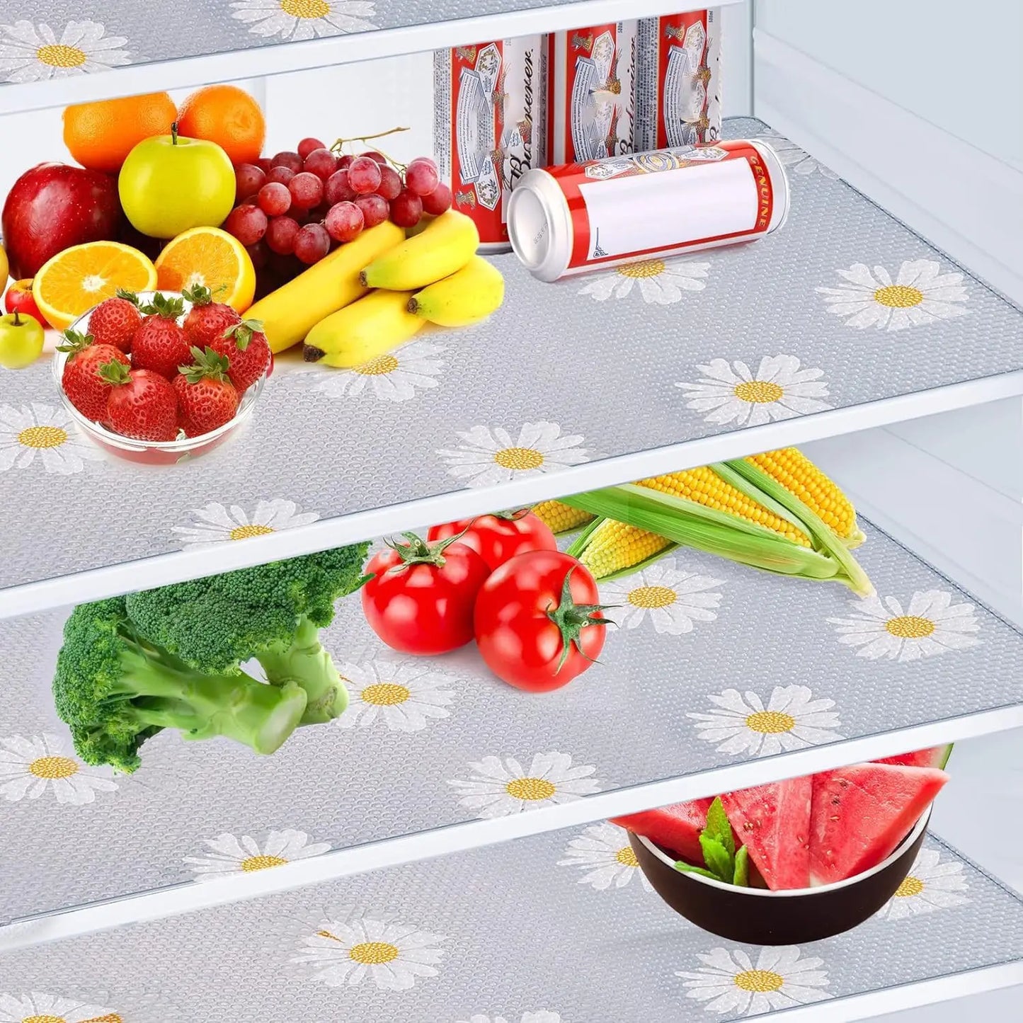 4PCS Washable Refrigerator Mats