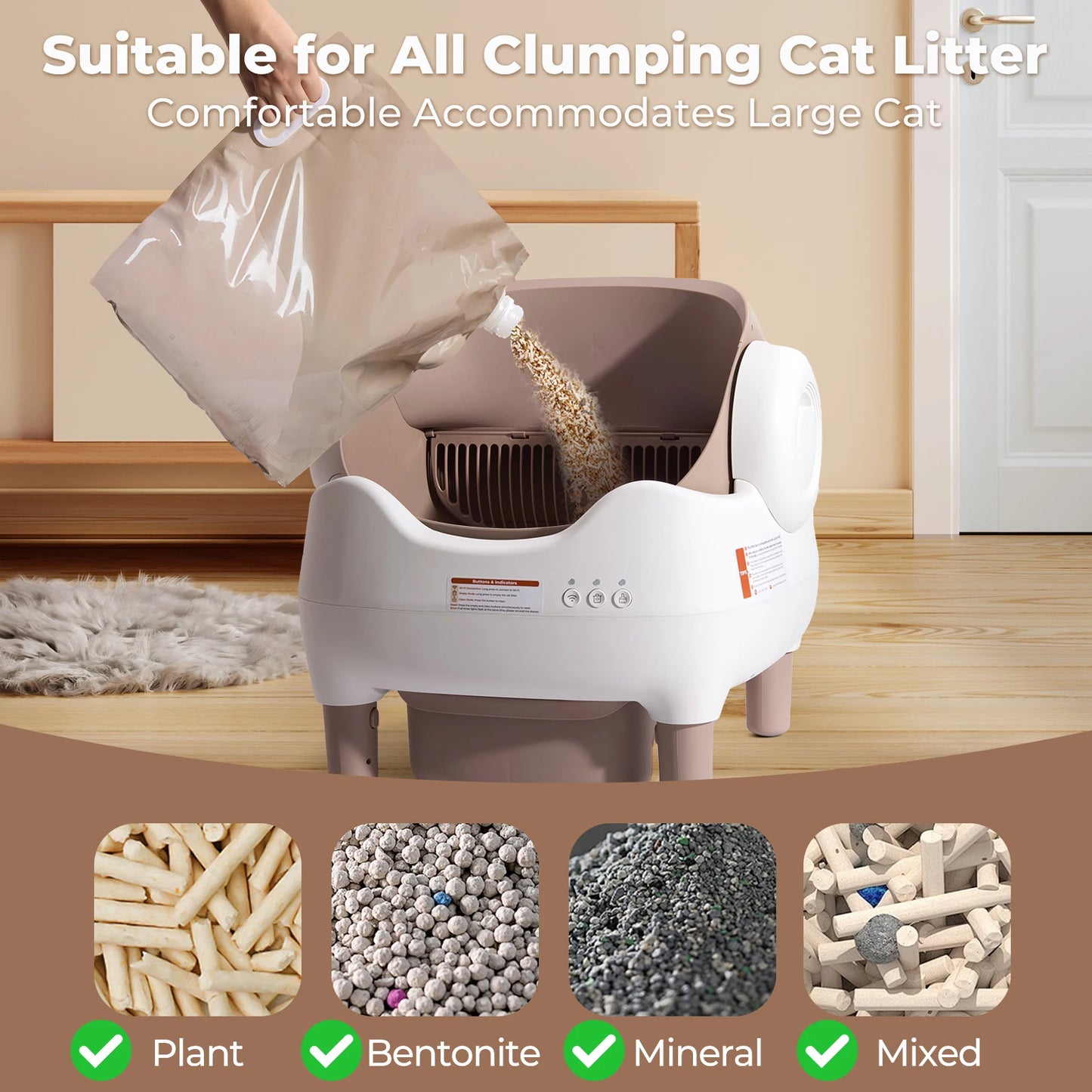 Self Cleaning Automatic Cat Litter Box