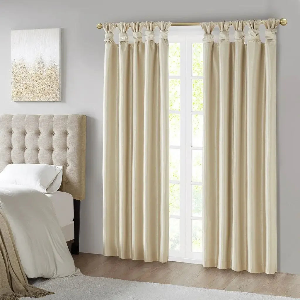 Twist Tab Total Blackout Window Curtain/Panels