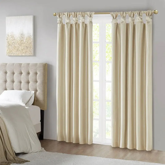 Twist Tab Total Blackout Window Curtain/Panels