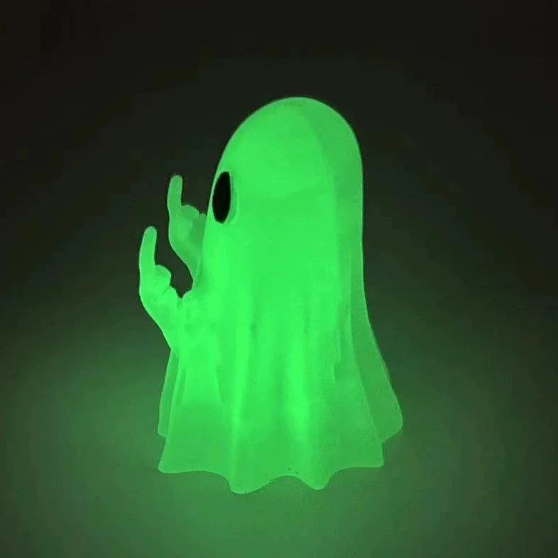 1Pc Cute Ghost Resin Statue