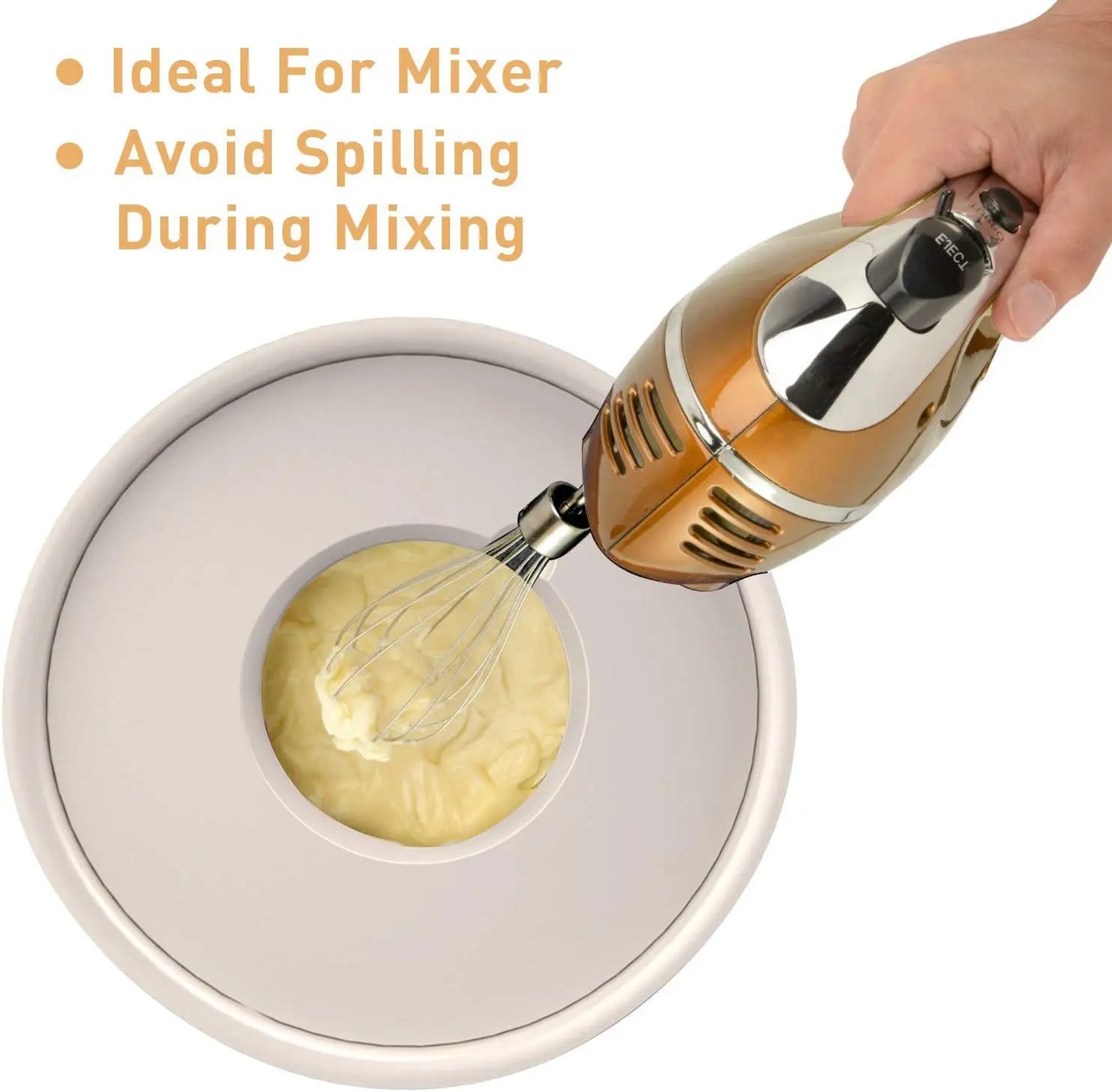 5-Piece Stainless Steel Mixing Bowls With Airtight Lids