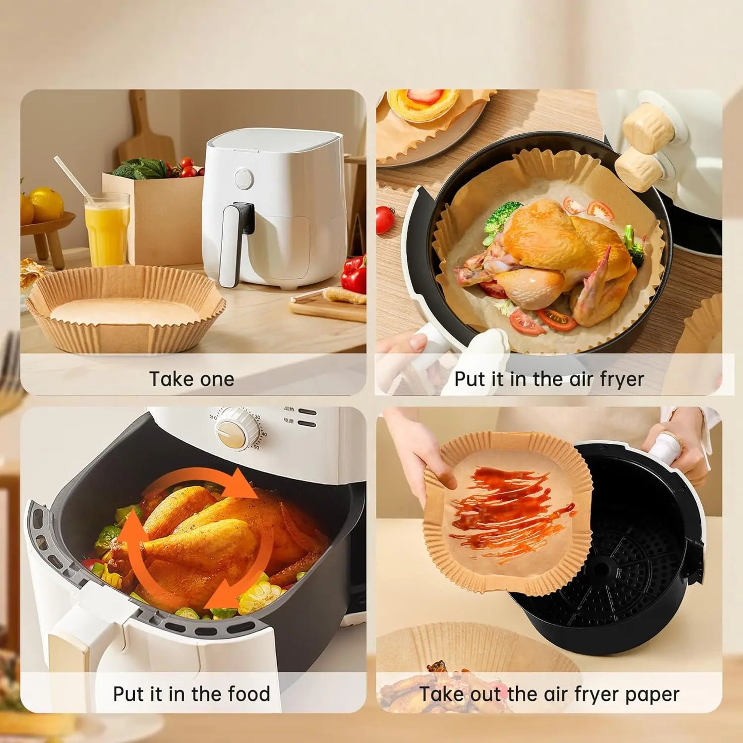 Air Fryer Disposable Paper Liner
