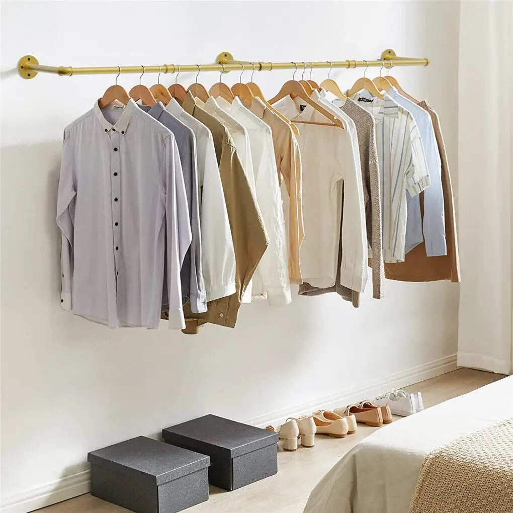 Wall Mounted Garment Hanging Rod