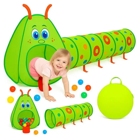 Pop-Up Toddler Crawl Tunnel Play Tent (Balls not included)